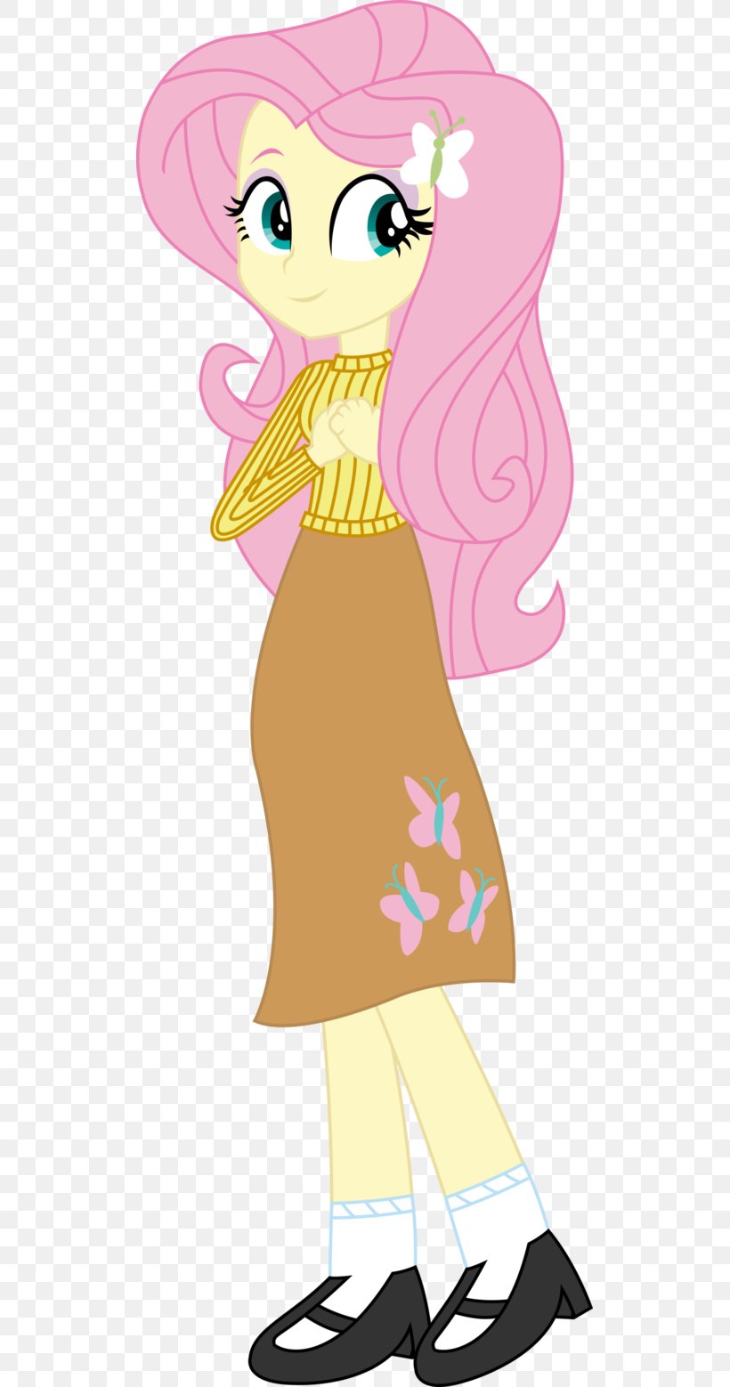 Fluttershy Pinkie Pie Rarity Equestria Clothing, PNG, 513x1558px, Watercolor, Cartoon, Flower, Frame, Heart Download Free