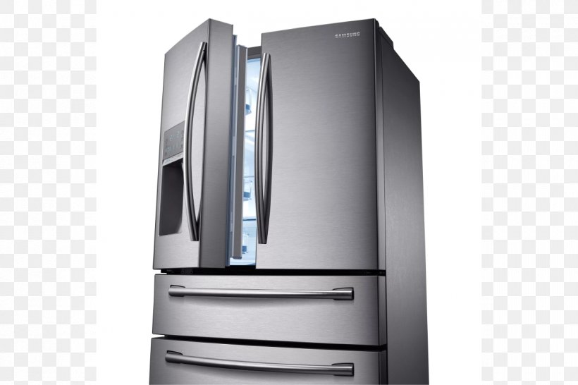 Refrigerator Samsung RF24FSEDBSR Samsung RF24H, PNG, 1200x800px, Refrigerator, Autodefrost, Drawer, Freezers, Home Appliance Download Free