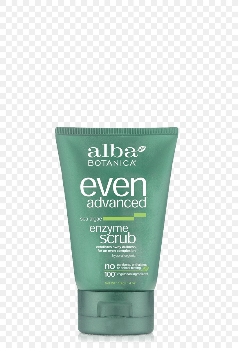 Alba Botanica Advanced Deep Sea Facial Mask Alba Botanica Even Advanced Sea Algae Enzyme Scrub Skin Care, PNG, 600x1200px, Facial, Algae, Cream, Enzyme, Exfoliation Download Free
