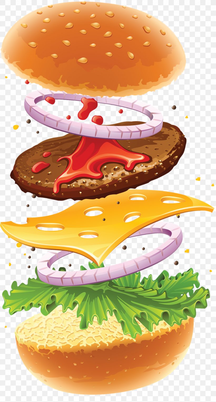 Hamburger Cheeseburger Rissole Lettuce Clip Art, PNG, 862x1600px, Hamburger, Cheese, Cheeseburger, Cooking, Cuisine Download Free