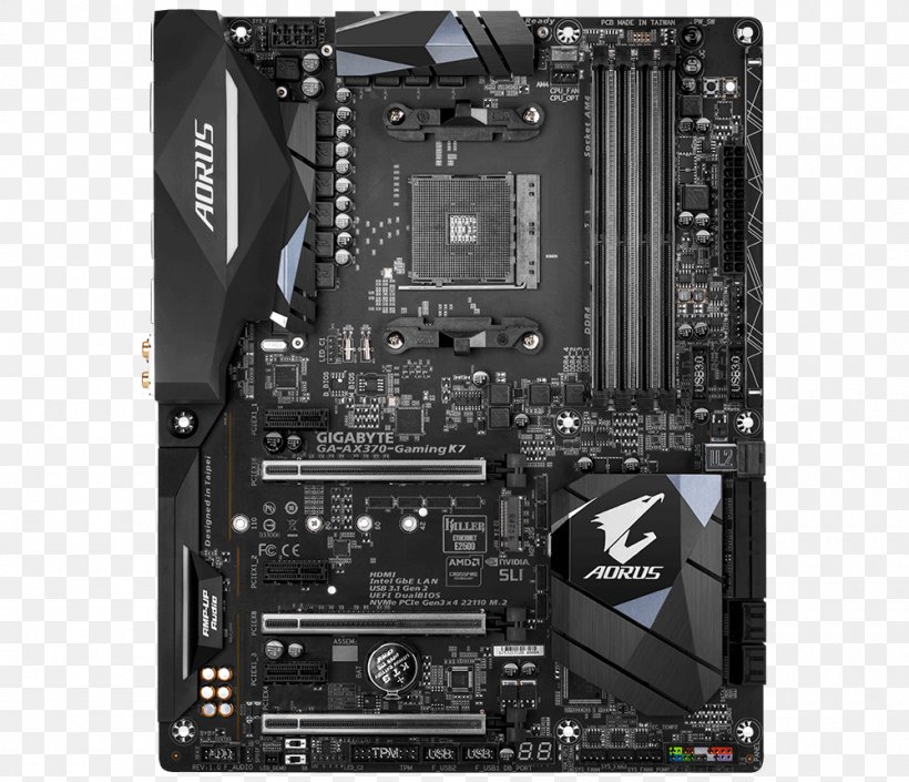 Socket AM4 Athlon Gigabyte Technology ATX Motherboard, PNG, 1000x860px, Socket Am4, Advanced Micro Devices, Athlon, Atx, Central Processing Unit Download Free