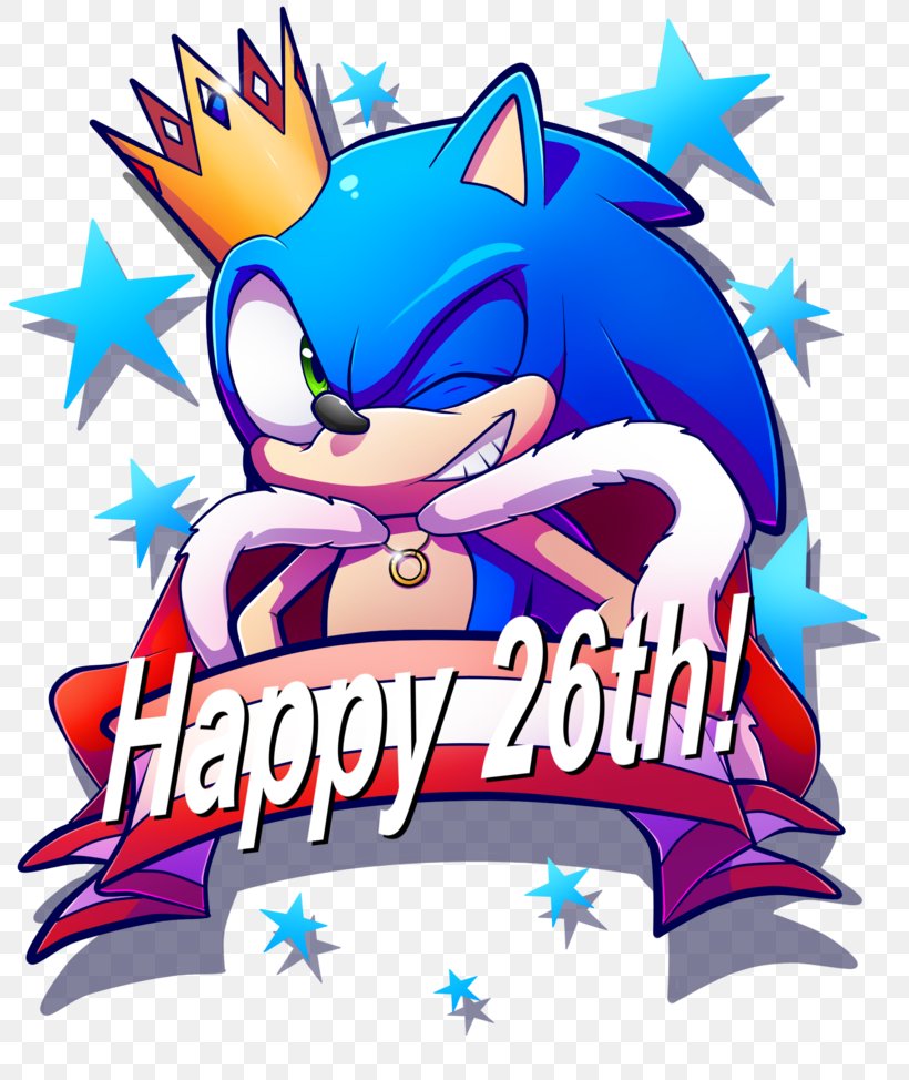 Sonic The Hedgehog Sonic Forces Birthday Anniversary, PNG, 820x974px, Watercolor, Cartoon, Flower, Frame, Heart Download Free