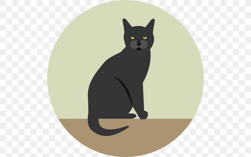 Black Cat YouTube Kitten, PNG, 512x512px, Cat, Asian, Black, Black Cat, Bombay Download Free