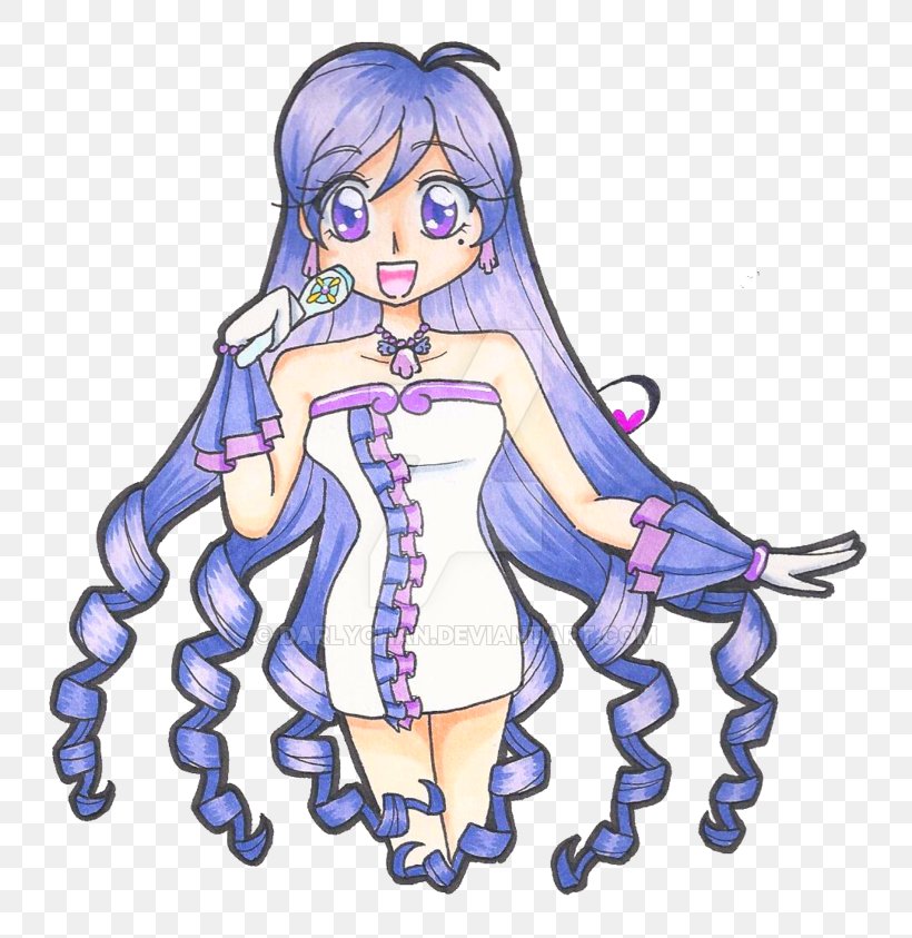 Caren Lucia Nanami Rina Toin Seira Mermaid Melody Pichi Pichi Pitch, PNG, 800x843px, Watercolor, Cartoon, Flower, Frame, Heart Download Free