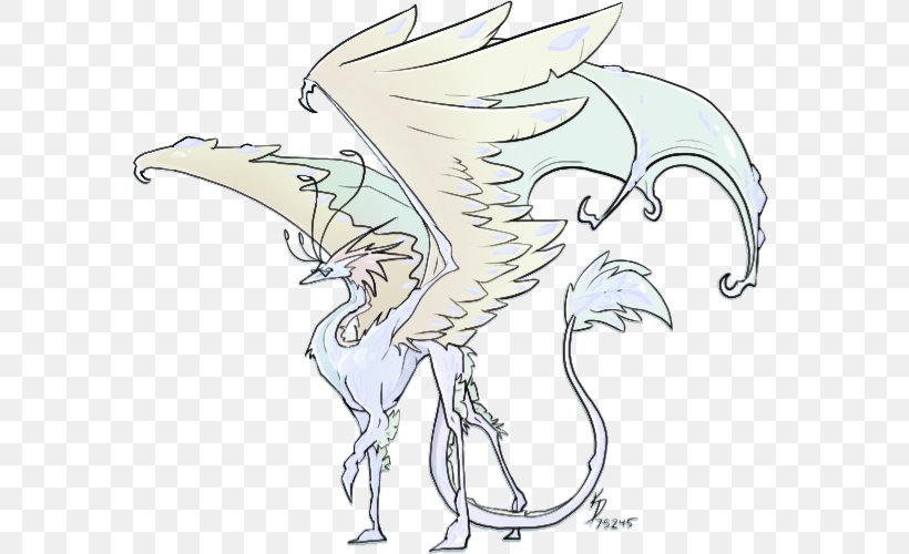 Line Art Dragon Character Legendary Creature Clip Art, PNG, 640x500px, Line Art, Animal, Animal Figure, Artwork, Character Download Free