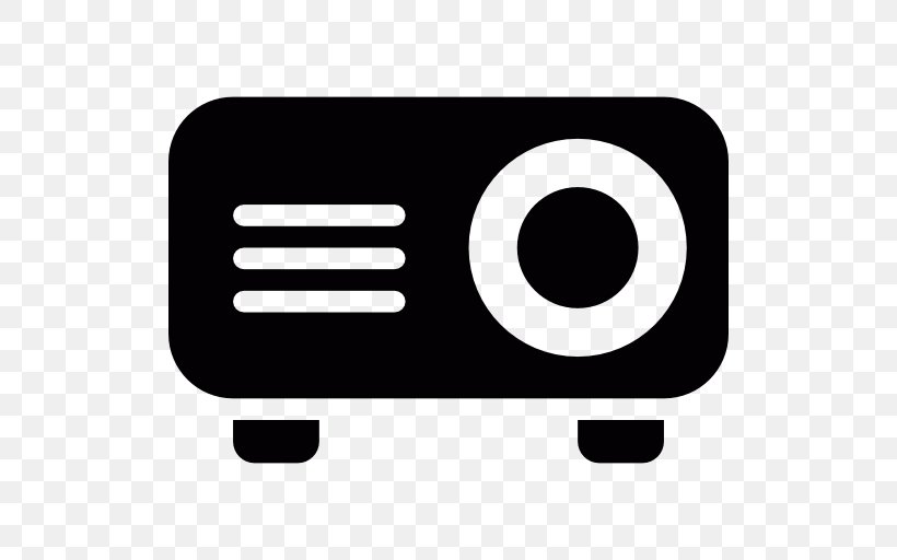 Multimedia Projectors Movie Projector, PNG, 512x512px, Multimedia Projectors, Black And White, Brand, Computer, Logo Download Free