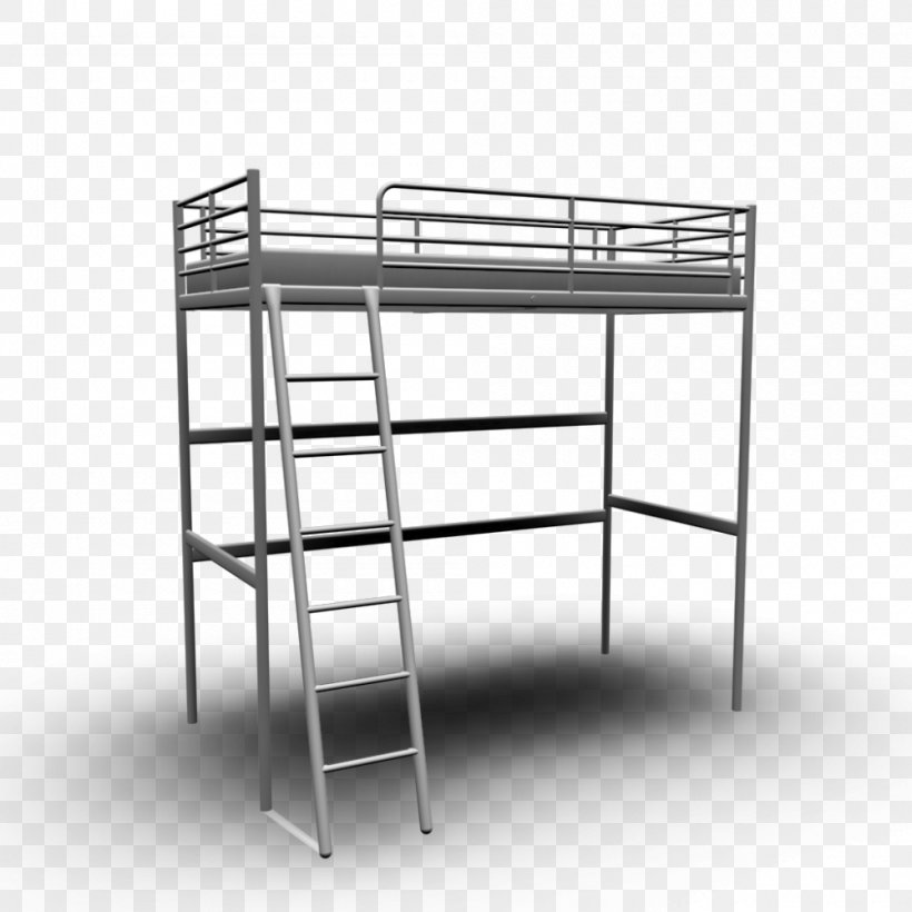 Bunk Bed Bed Frame Shelf IKEA, PNG, 1000x1000px, Bunk Bed, Bed, Bed Frame, Bedroom, Decorative Arts Download Free