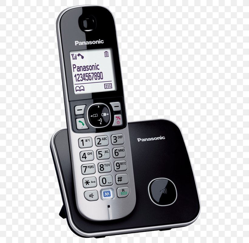 Cordless Telephone Digital Enhanced Cordless Telecommunications Panasonic KX-TG6811 Mobile Phones, PNG, 800x800px, Cordless Telephone, Answering Machine, Answering Machines, Call Blocking, Caller Id Download Free