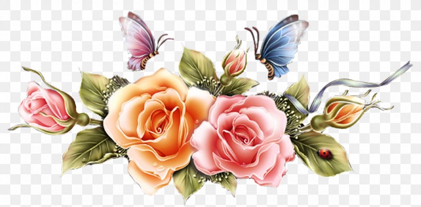 Flower Paper Painting Floral Design Clip Art, PNG, 1280x631px, Flower, Art, Artificial Flower, Cut Flowers, Decoupage Download Free