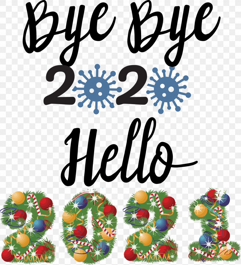 Hello 2021 New Year, PNG, 2723x3000px, Hello 2021 New Year, Chinese New Year, Christmas Day, Christmas Decoration, Christmas Ornament Download Free