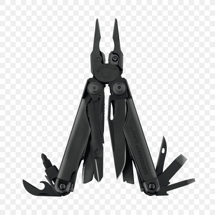 Multi-function Tools & Knives Knife Leatherman Blade, PNG, 1000x1000px, Multifunction Tools Knives, Black Oxide, Blade, Crimp, Diagonal Pliers Download Free