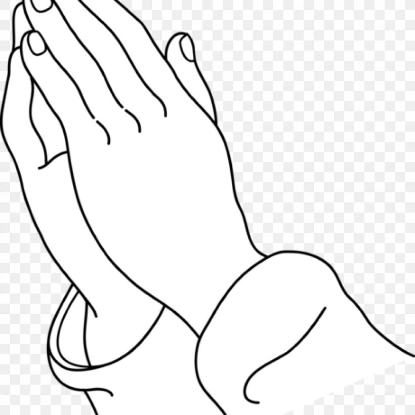 Praying Hands Clip Art Drawing Sketch Image, PNG, 1024x1024px, Watercolor, Cartoon, Flower, Frame, Heart Download Free