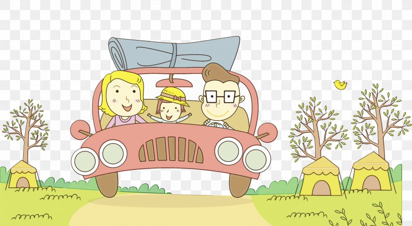 Drawing Of Family, PNG, 2519x1387px, Watercolor, Animation, Cartoon, Child, Couch Download Free
