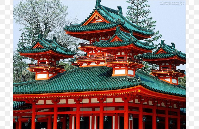 Heian Shrine Kinkaku-ji Shinto Shrine Itsukushima Shrine Fushimi Inari-taisha, PNG, 1000x650px, Heian Shrine, Buddhism, Buddhism In Japan, Building, Chinese Architecture Download Free