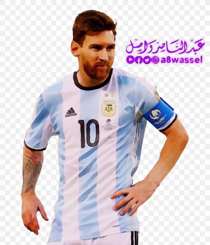 Messi Cartoon, PNG, 829x964px, 2018 World Cup, Watercolor, Active Shirt, Argentina National Football Team, Blue Download Free