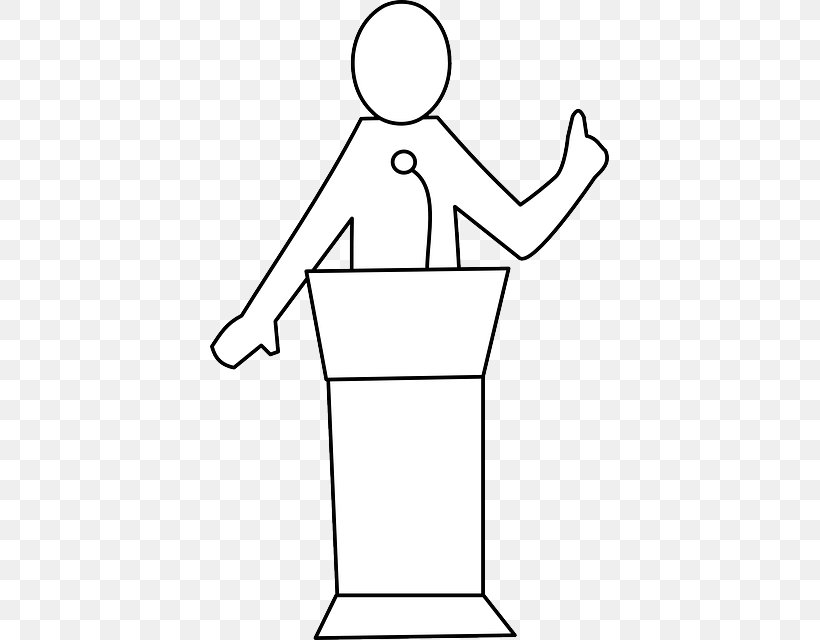 Public Speaking Clip Art, PNG, 399x640px, Public Speaking, Area, Artwork, Black And White, Computer Download Free