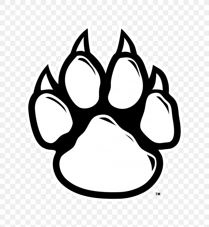 Wildcat Tiger Paw Clip Art, PNG, 2346x2546px, Wildcat, Bear, Black, Black And White, Bobcat Download Free