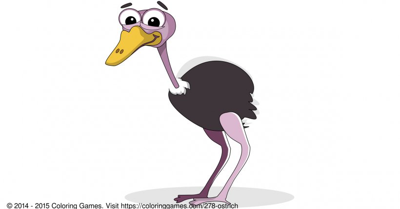 Common Ostrich Clip Art, PNG, 2400x1260px, Common Ostrich, Beak, Bird, Blog, Cartoon Download Free