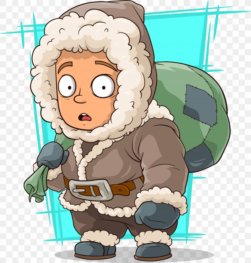 Igloo Eskimo Cartoon Illustration, PNG, 5850x6124px, Igloo, Art, Boy, Cartoon, Character Download Free