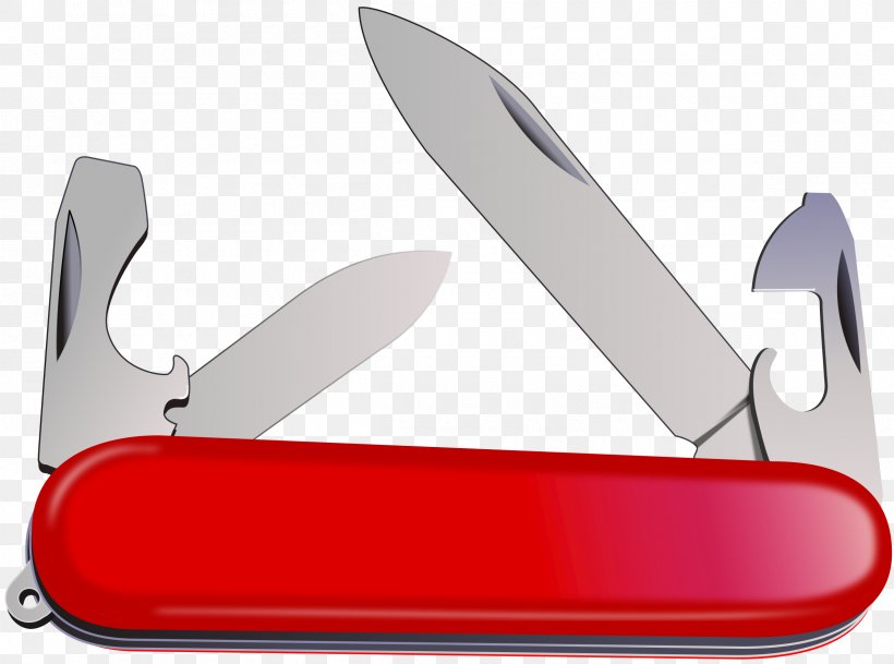 Swiss Army Knife Pocketknife Clip Art, PNG, 2400x1784px, Knife, Blade, Cold Weapon, Combat Knife, Hardware Download Free