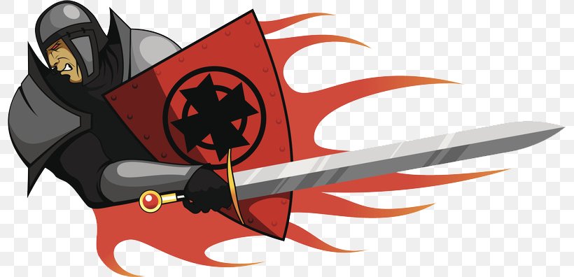 Sword Knight Clip Art, PNG, 800x396px, Sword, Cold Weapon, Combat, Drawing, Flaming Sword Download Free