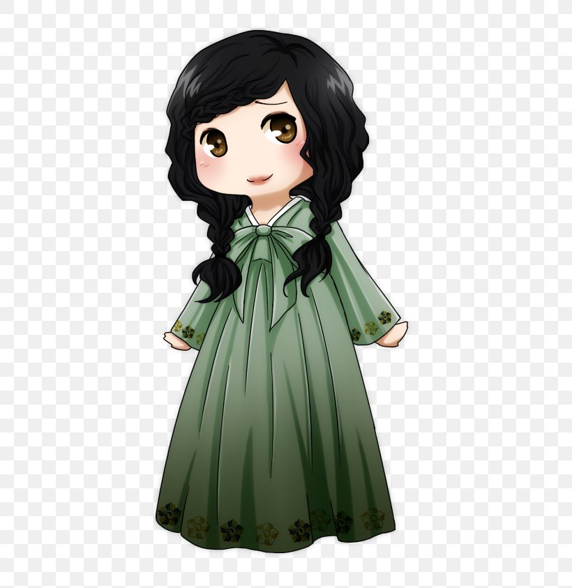 Black Hair Brown Hair Cartoon Figurine, PNG, 572x843px, Watercolor, Cartoon, Flower, Frame, Heart Download Free