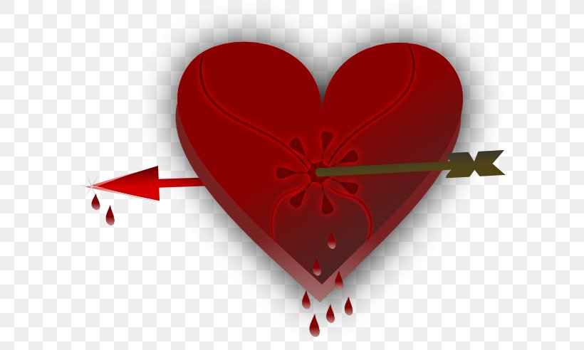 Broken Heart Arrow Clip Art, PNG, 600x492px, Watercolor, Cartoon, Flower, Frame, Heart Download Free