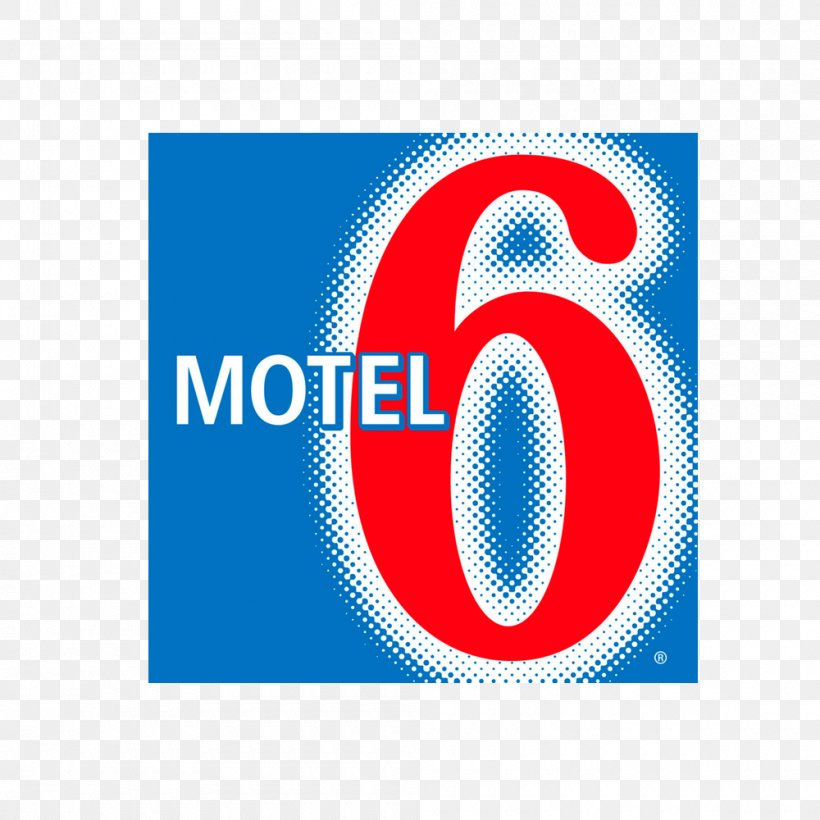 Motel 6 Buttonwillow Central Hotel Motel 6 Park City KS, PNG, 1000x1000px, Motel 6, Accommodation, Area, Blue, Brand Download Free