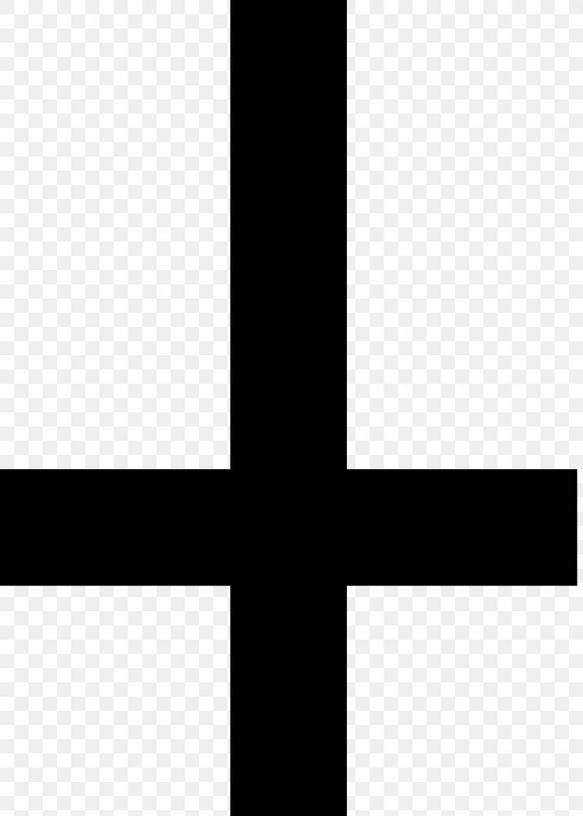 Cross Of Saint Peter Symbol Christian Cross Clip Art, PNG, 1200x1680px, Cross Of Saint Peter, Black, Black And White, Brand, Chi Rho Download Free