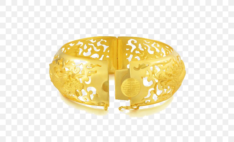 Bracelet Bangle Chow Sang Sang Gold, PNG, 500x500px, Bracelet, Bangle, Chow Sang Sang, Double Happiness, Fashion Accessory Download Free