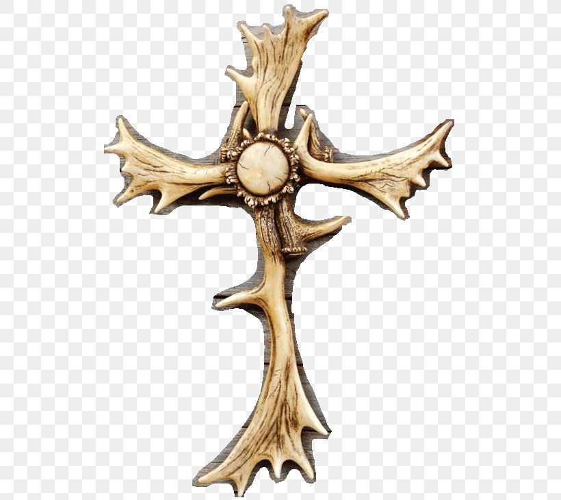 Crucifix 01504 Brass Antler, PNG, 527x730px, Crucifix, Antler, Artifact, Brass, Cross Download Free