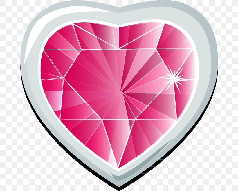 Gemstone Heart Diamond Clip Art, PNG, 680x660px, Gemstone, Color, Diamond, Drawing, Free Content Download Free