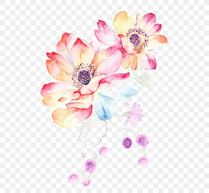 Pink Petal Flower Watercolor Paint Plant, PNG, 600x758px, Pink, Anemone, Blossom, Cut Flowers, Flower Download Free