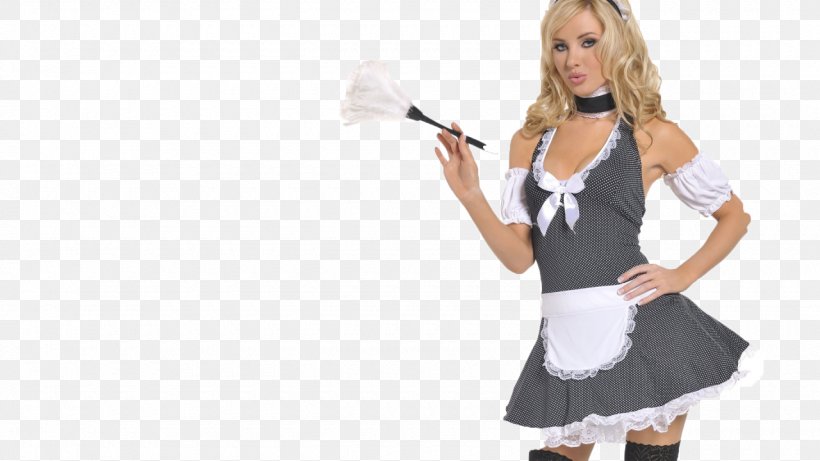 Apron French Maid Costume Cosplay, PNG, 1280x720px, Watercolor, Cartoon, Flower, Frame, Heart Download Free