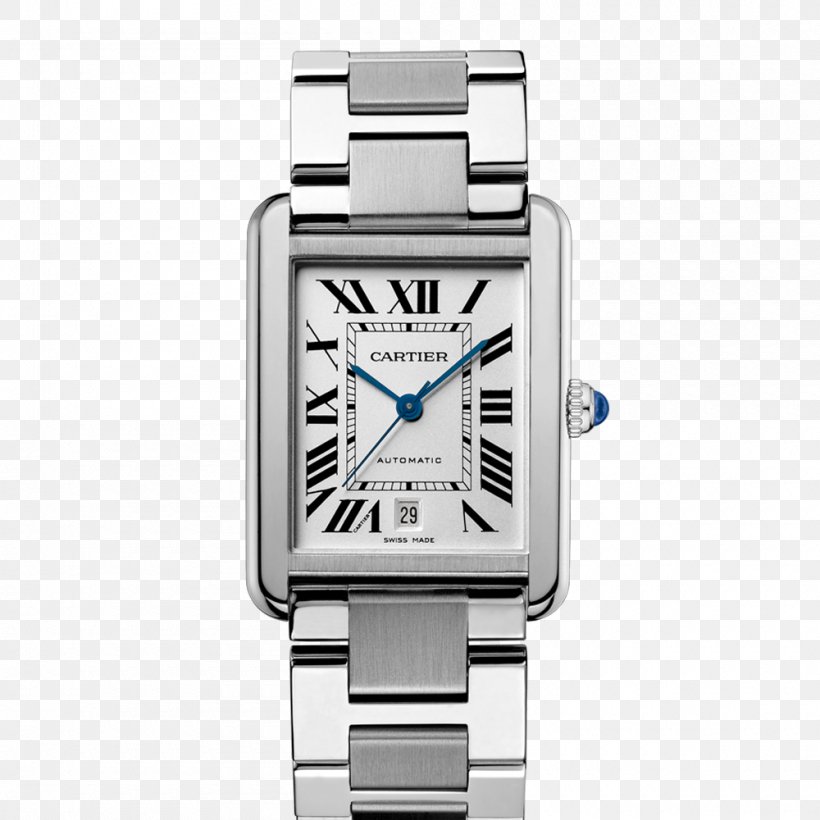 Cartier Tank Solo Watch Jewellery, PNG, 1000x1000px, Cartier Tank, Automatic Watch, Brand, Cabochon, Cartier Download Free