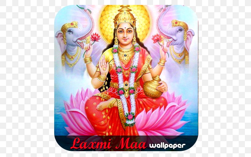 Lakshmi Goddess Of Wealth : Large Print Ganesha Devi Hinduism, PNG, 512x512px, Lakshmi, Deity, Devi, Diwali, Durga Download Free
