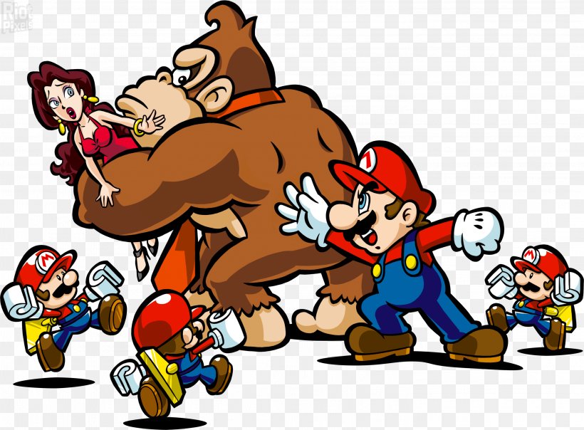 Mario Vs. Donkey Kong: Minis March Again! Mario Vs. Donkey Kong: Mini-Land Mayhem!, PNG, 2929x2160px, Donkey Kong, Art, Cartoon, Christmas, Fiction Download Free