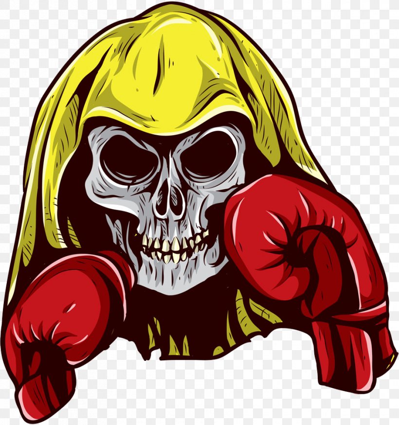 Boxing Glove Skull Illustration, PNG, 938x1000px, Boxing, Art, Bone, Boxing Glove, Computer Download Free