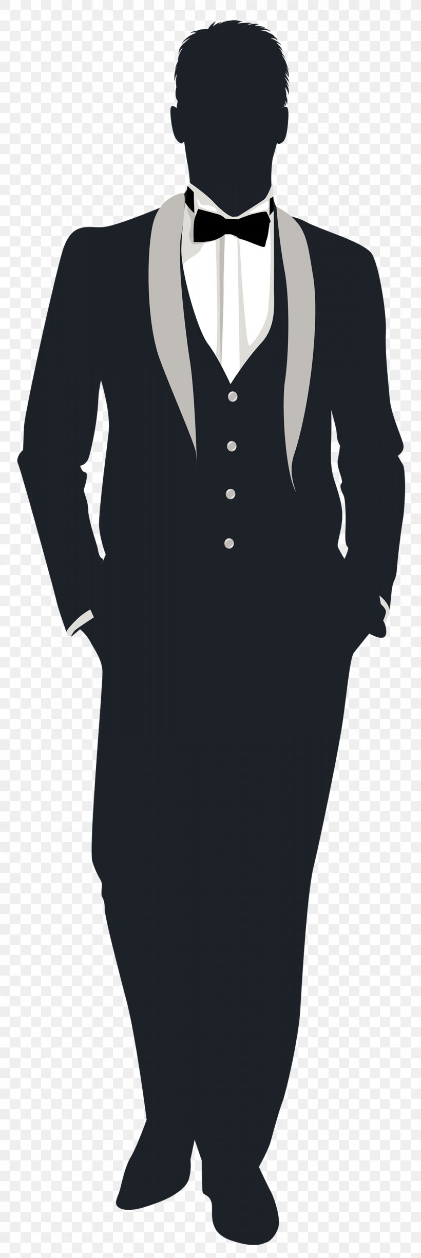 Bridegroom Silhouette Clip Art, PNG, 1171x3500px, Bridegroom, Black And White, Bride, Facial Hair, Formal Wear Download Free