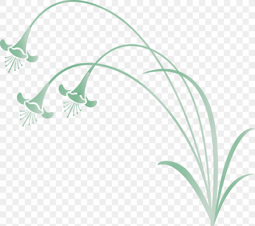 Leaf Plant Lily Of The Valley Grass Flower, PNG, 3000x2662px, Flower Frame, Decoration Frame, Flower, Grass, Leaf Download Free