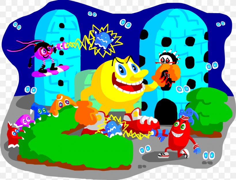 Pac-Man And The Ghostly Adventures 2 Art Video Game, PNG, 1329x1014px, Pacman, Animation, Area, Art, Bandai Namco Entertainment Download Free