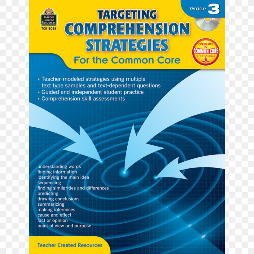 Targeting Comprehension Strategies For The Common Core, Grade 3 Reading Comprehension Common Core State Standards Initiative Student, PNG, 900x900px, Reading Comprehension, Brand, Curriculum, Fifth Grade, Grading In Education Download Free