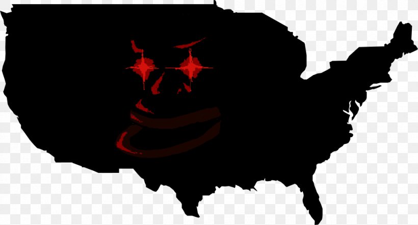 United States Mapa Polityczna Silhouette, PNG, 1019x549px, United States, Animated Mapping, Black, Blank Map, Fictional Character Download Free