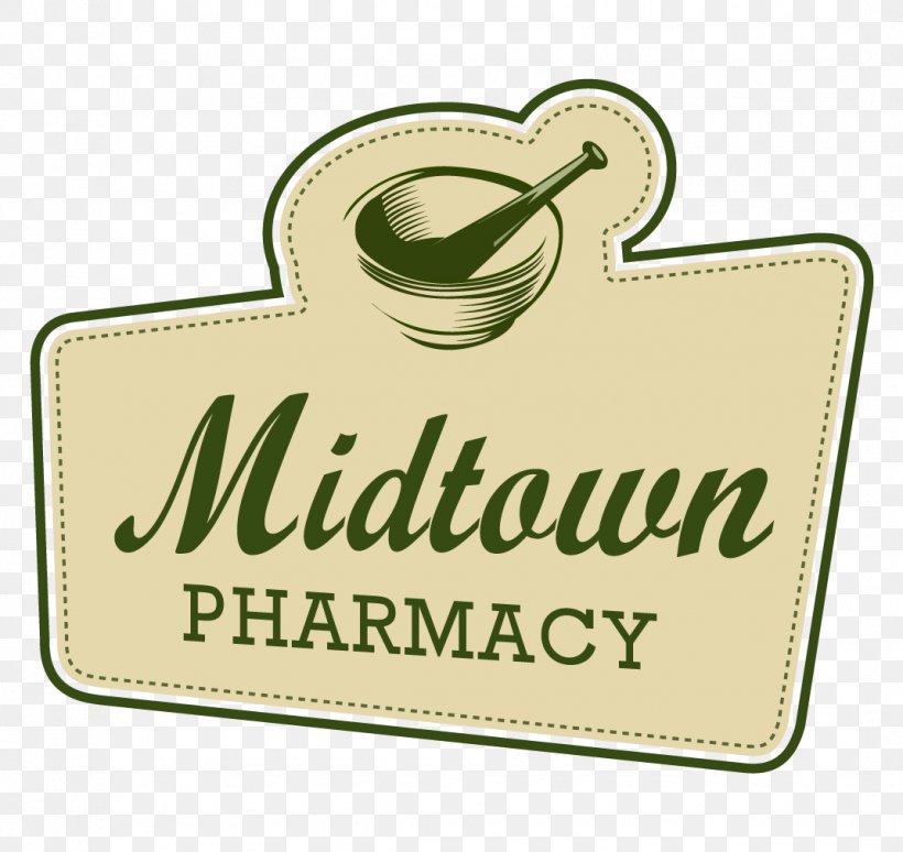 Whitsett Midtown Pharmacy Label Green, PNG, 1071x1011px, Pharmacy, Brand, Dose, Green, Label Download Free