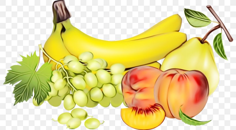 Banana, PNG, 800x454px, Watercolor, Accessory Fruit, Apple, Banana, Banana Family Download Free