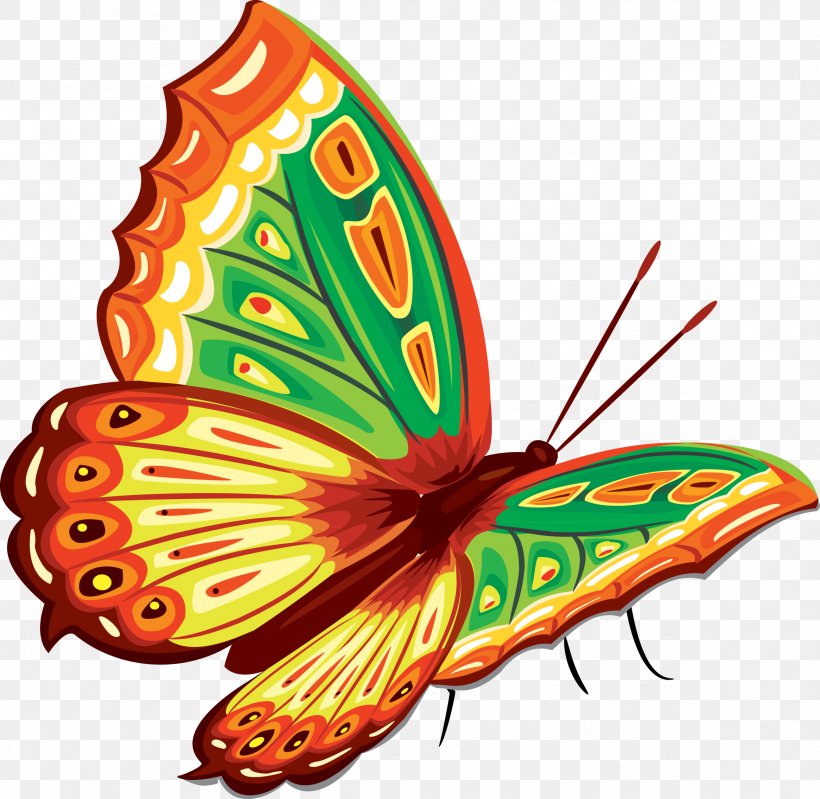 Butterfly Clip Art, PNG, 2331x2272px, Butterfly, Arthropod, Brush Footed Butterfly, Color, Display Resolution Download Free
