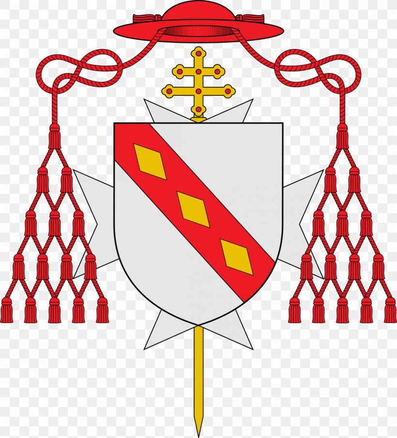 Coat Of Arms Cardinal Ecclesiastical Heraldry Galero Priest, PNG, 1102x1215px, Coat Of Arms, Area, Artwork, Bishop, Cardinal Download Free