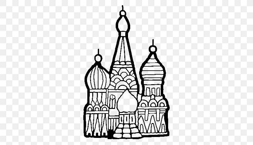 Saint Basil's Cathedral Spasskaya Tower Lenin's Mausoleum Mosque Of Cordoba, PNG, 600x470px, Spasskaya Tower, Black And White, Cathedral, Child, Coloring Book Download Free