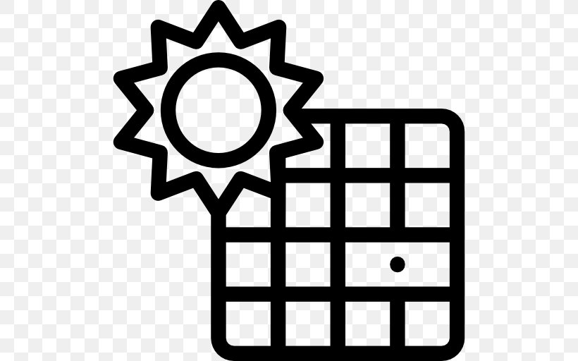 Solar Power Solar Panels Top, PNG, 512x512px, Button, Area, Black And White, Flat Design, Rectangle Download Free