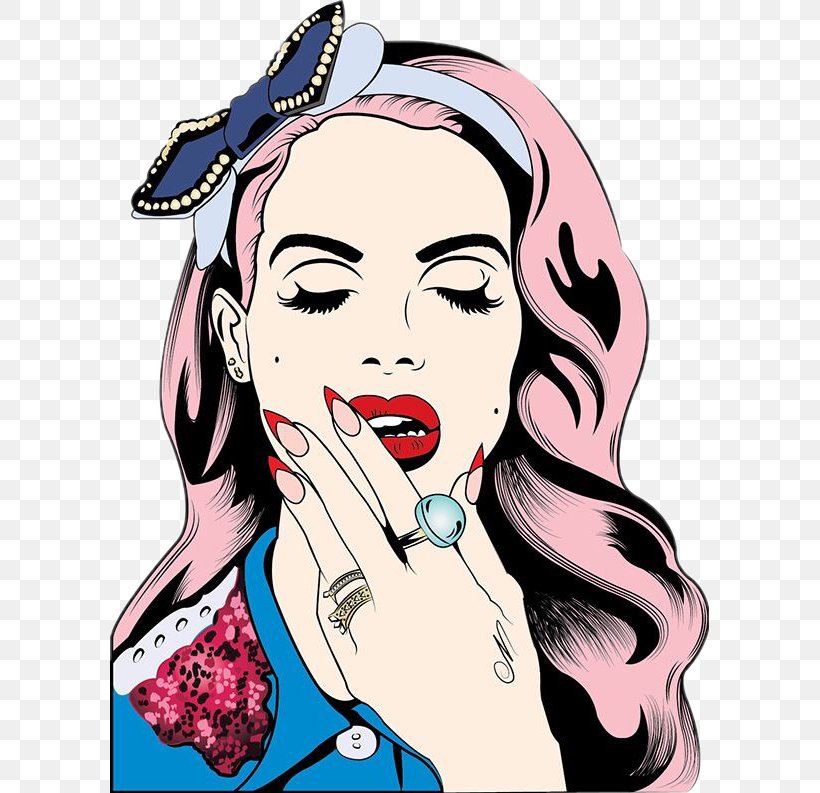 Lana Del Rey Pop Art Drawing Art Movement, PNG, 599x793px, Watercolor, Cartoon, Flower, Frame, Heart Download Free